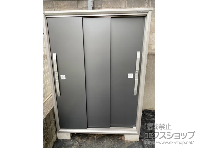 東京都台東区のヨドコウの物置 エスモ 一般型 小型物置 1215×674×1613 施工例
