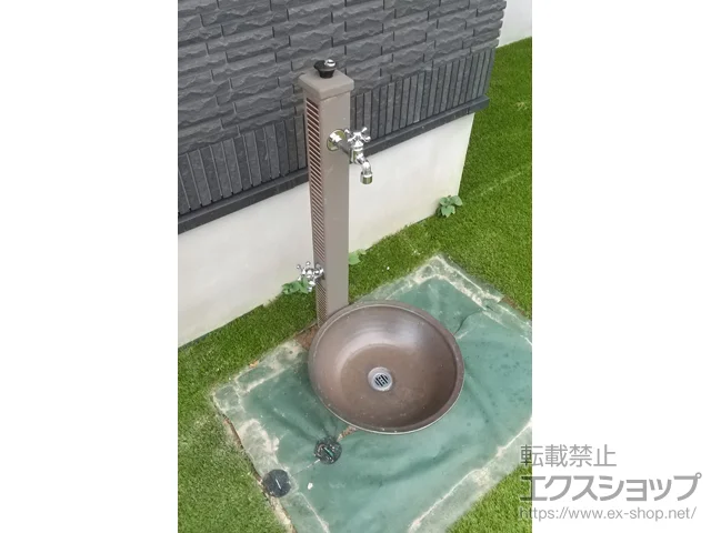 愛知県稲沢市のユニソン(UNISON)の立水栓・ガーデンシンク・水栓柱 ファミエンテ 施工例