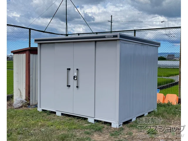 奈良県生駒郡斑鳩町のヨドコウの物置・収納・屋外倉庫 エルモ 一般型 2920×2220×2118 LMD-2922-CB 施工例