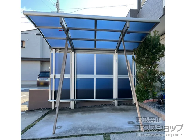 愛知県額田郡幸田町のValue Selectのサイクルポート・自転車置き場 プレシオスポート ミニ 積雪～20cm対応 施工例