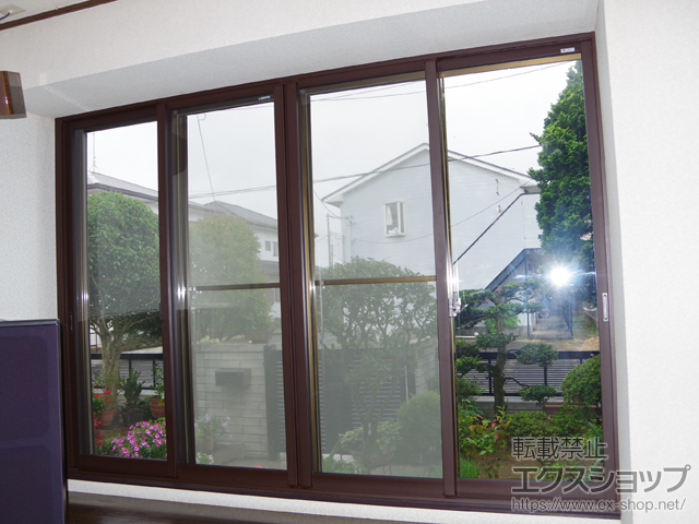 福島県いわき市のの二重窓（内窓） インプラス 引違い窓 4枚建 施工例