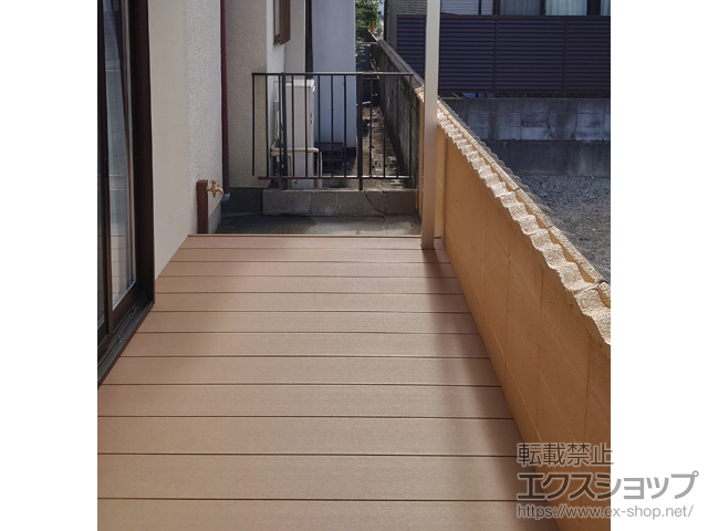 奈良県大和郡山市ののウッドデッキ リウッドデッキ 200 施工例