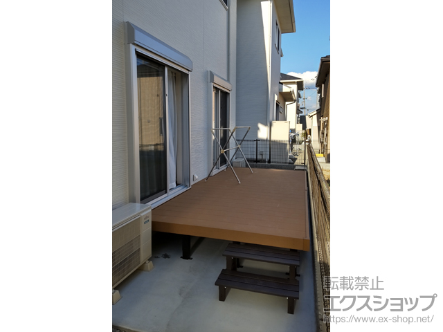 和歌山県岩出市ののウッドデッキ リウッドデッキ 200 施工例