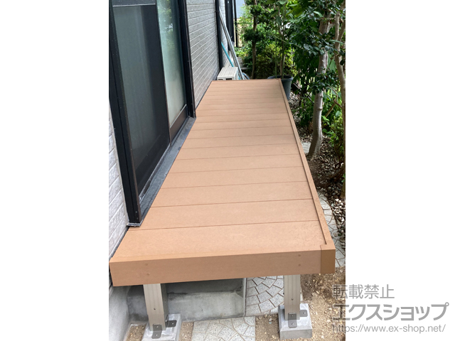 滋賀県大津市ののウッドデッキ マージウッドデッキ 施工例