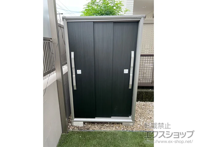愛知県名古屋市のヨドコウの物置・収納・屋外倉庫 エスモ 一般型 1065×674×1613 ESF-1006D-WE 施工例