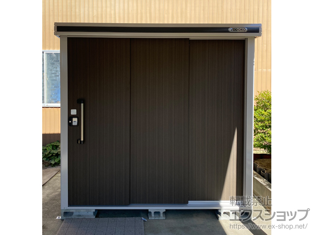新潟県新潟市のの物置・屋外倉庫 エルモ 積雪型 2220×1870×2119 LMDS-2218-DW 施工例