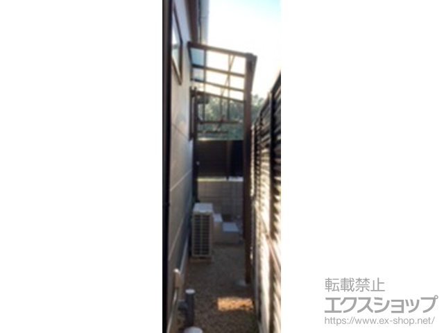 大阪府枚方市ののテラス屋根 ソラリア R型 テラスタイプ 単体 積雪〜20cm対応 施工例
