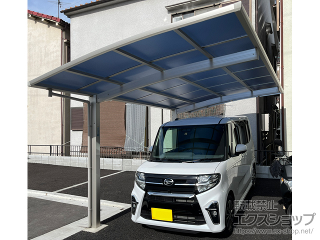 大阪府松原市ののカーポート アリュース　積雪〜20cm対応 施工例