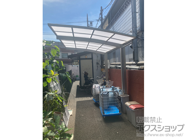 東京都調布市ののカーポート プレシオスポート 積雪〜20cm対応 施工例