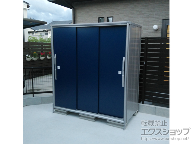 熊本県上益城郡御船町のの物置・屋外倉庫 エスモ 一般型 1800×924×1913 ESF-1809A-DO 施工例