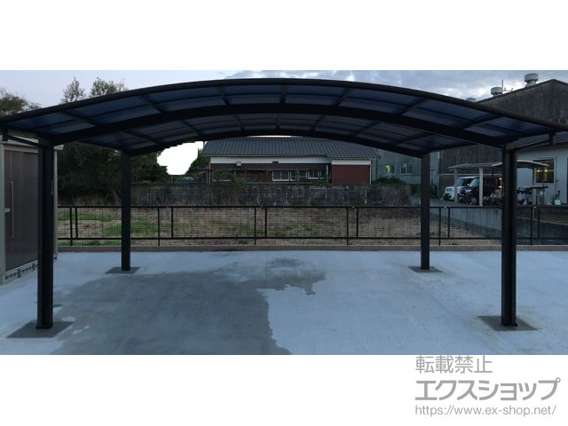 茨城県北茨城市ののカーポート アリュース ツイン　積雪〜20cm対応 施工例