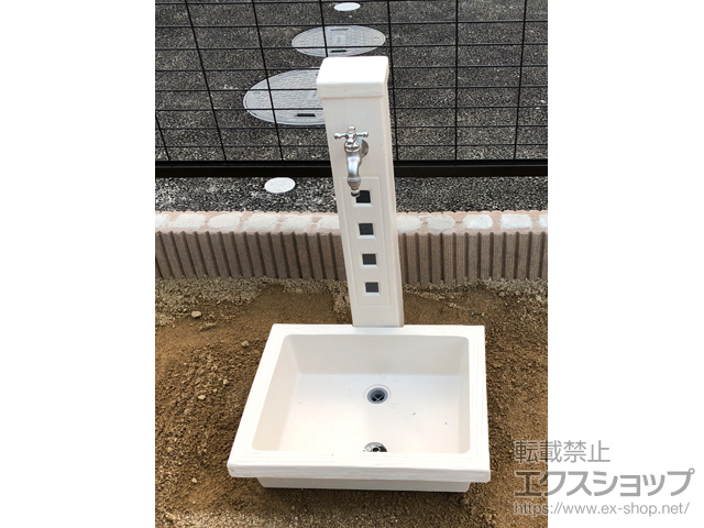 茨城県北茨城市のの立水栓・ガーデンシンク アーバン? 施工例