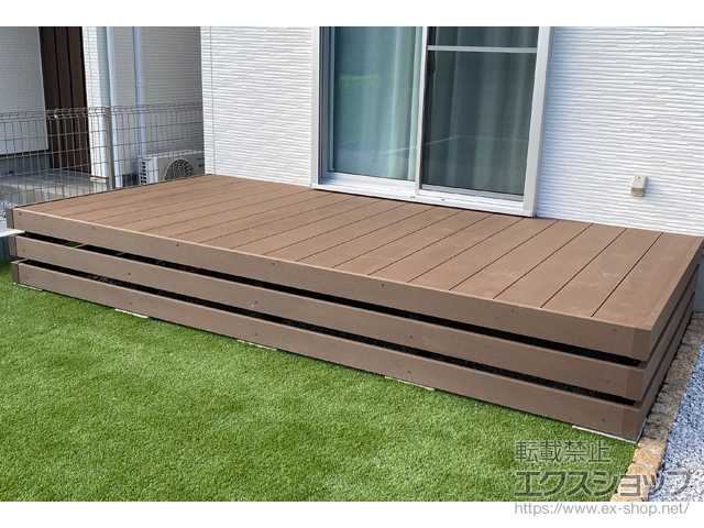 神奈川県横浜市ののウッドデッキ リウッドデッキ 200 施工例