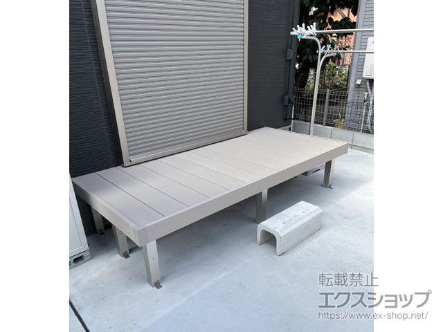 埼玉県富士見市のの物置・屋外倉庫、ウッドデッキ リウッドデッキ 200 施工例