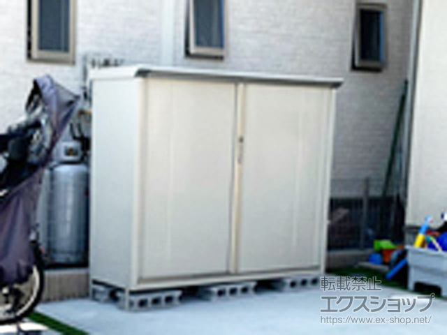 東京都武蔵村山市のの物置・屋外倉庫 グランプレステージジャンプ 1695×530×1400 GP-175C-T-MW 施工例