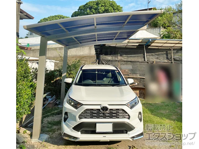 岡山県笠岡市のValue Selectのカーポート プレシオスポート 積雪～20cm対応 施工例