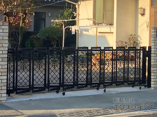 東京都八王子市ののカーゲート ビビオアコー 1型 片開き 施工例