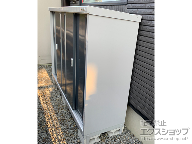 三重県四日市市のの物置・屋外倉庫 シンプリー 一般型 1940×515×1303 MJX-195C-P-CG 施工例