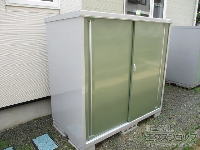 山形県酒田市のイナバの物置・収納・屋外倉庫 シンプリー 一般型 MJX-179D-JG 施工例