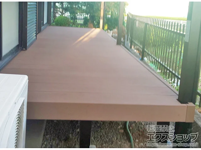 静岡県牧之原市のYKKAPのウッドデッキ リウッドデッキ 200 施工例