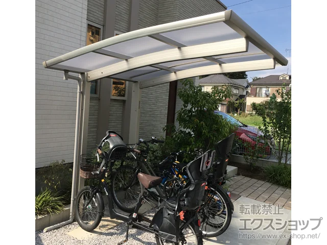 東京都小平市のValue Selectのサイクルポート・自転車置き場 プレシオスポート ミニ 積雪～20cm対応 施工例