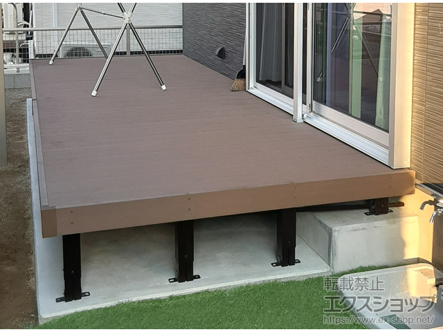 熊本県熊本市ののウッドデッキ リウッドデッキ 200 施工例