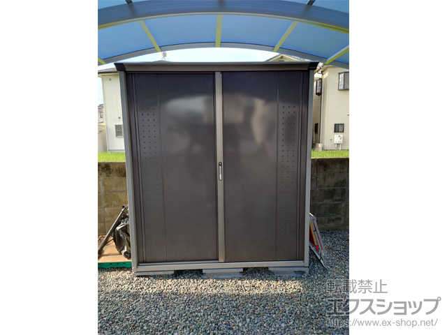 兵庫県姫路市のの物置・屋外倉庫 グランプレステージジャンプ 1695×900×1900（GP-179AT） GP-179A-T-CB 施工例