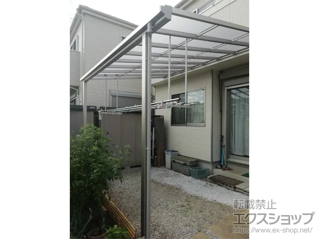 東京都八王子市のYKKAPのテラス屋根 ソラリア F型 テラスタイプ 単体 積雪～20cm対応 施工例