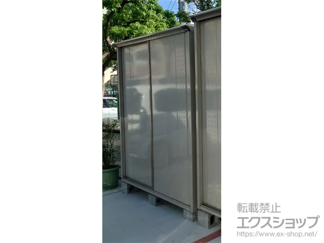 東京都江戸川区のの物置・収納・屋外倉庫 グランプレステージジャンプ 1879×750×2100 GP-197H-F-MW 施工例