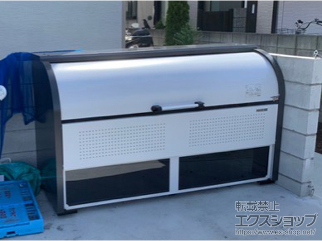 大阪府摂津市ののゴミステーション クリーンストッカー CKR-1907-2A型 （容量1200L） 施工例