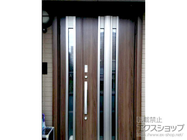 千葉県市川市のLIXIL リクシル（トステム）の玄関ドア リシェント玄関ドア3 断熱K4仕様 施工例