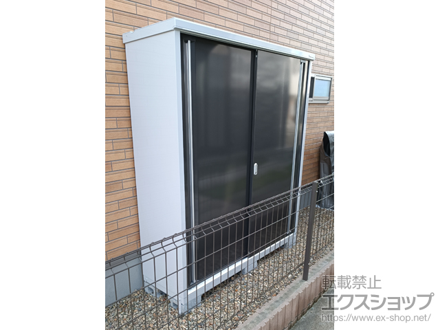 宮城県仙台市のの物置・屋外倉庫 シンプリー 一般型 1740×515×1903 MJX-175E-P-EB 施工例