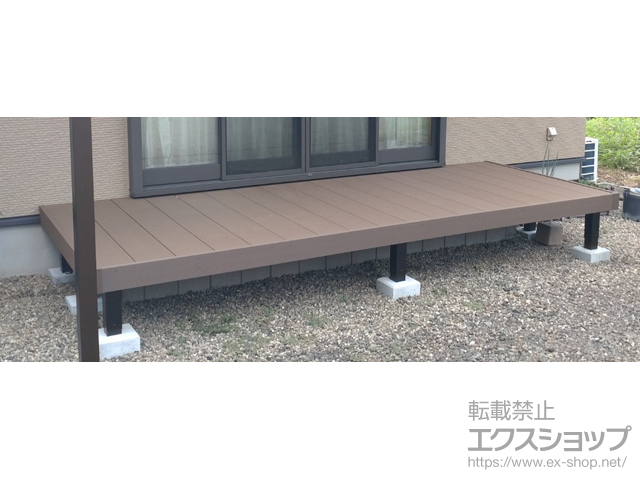 岐阜県関市ののウッドデッキ マージウッドデッキ 施工例