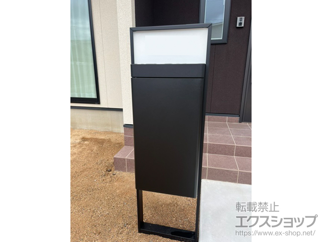 愛媛県伊予市のの機能門柱・ポスト スマート宅配ポストTA ファンクション仕様 施工例