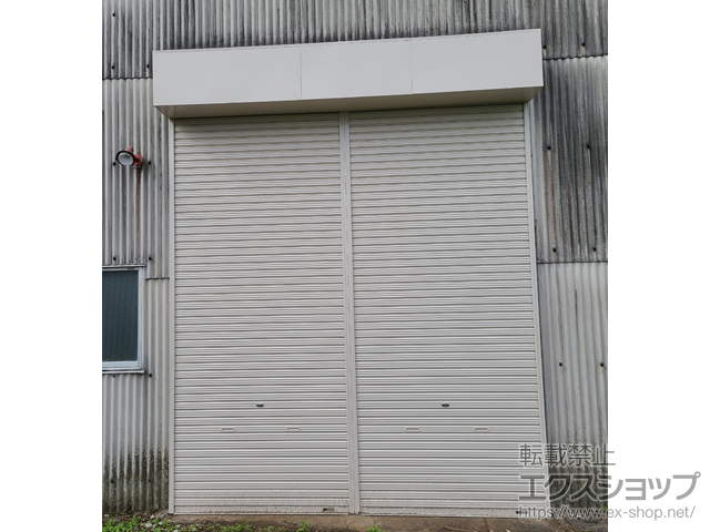 宮城県黒川郡大和町ののガレージシャッター プラテアII スチールタイプ 手動式 施工例