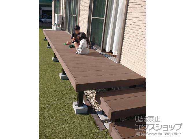 愛知県一宮市ののウッドデッキ リウッドデッキ 200 施工例