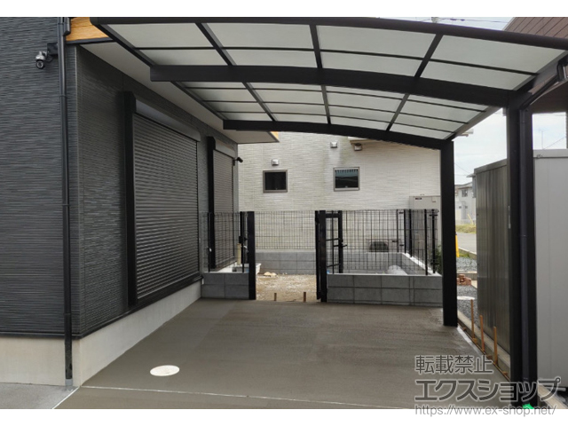 茨城県つくば市ののカーポート アリュース　積雪〜20cm対応 施工例
