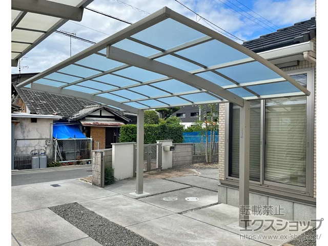 愛媛県松山市のYKKAPのカーポート アリュース　積雪～20cm対応 施工例