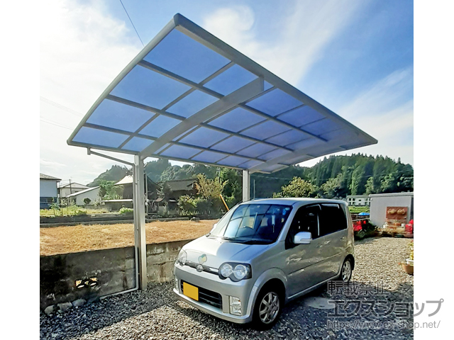 熊本県人吉市ののカーポート プレシオスポート 積雪〜20cm対応 施工例