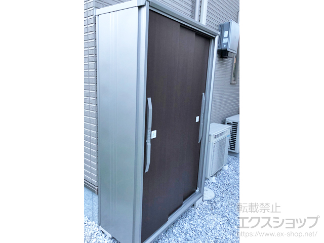 東京都八王子市のの物置・屋外倉庫 エスモ 一般型 1215×537×1914（ESF-1205A） ESF-1205A-WC 施工例