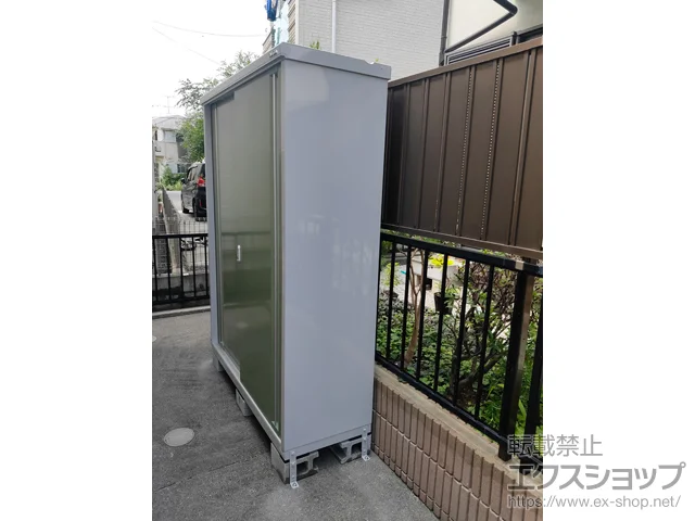 埼玉県さいたま市のイナバの物置・収納・屋外倉庫 シンプリー 一般型 1520×515×1903（MJX-155EP） MJX-155E-P-JG 施工例