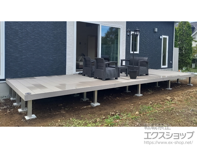 長野県北佐久郡軽井沢町ののウッドデッキ リウッドデッキ 200 施工例