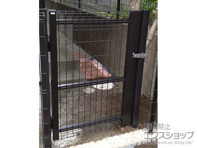 神奈川県川崎市のの門扉 ユメッシュHR型門扉 片開き 施工例