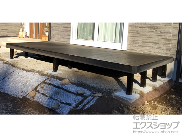 群馬県沼田市ののウッドデッキ リウッドデッキ 200 施工例