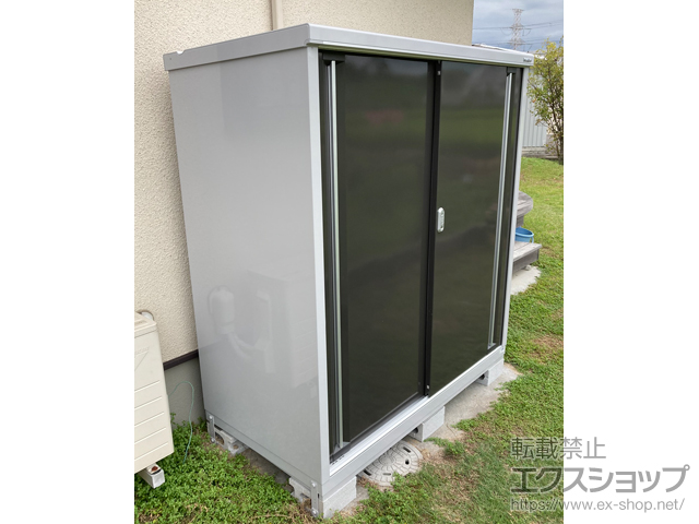 大阪府堺市のの物置・屋外倉庫 シンプリー 一般型 1520×755×1603 MJX-157D-P-EB 施工例