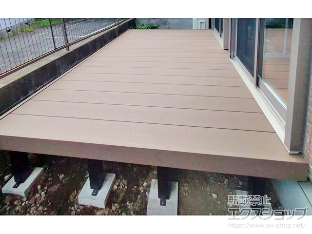 神奈川県藤沢市ののウッドデッキ マージウッドデッキ 施工例