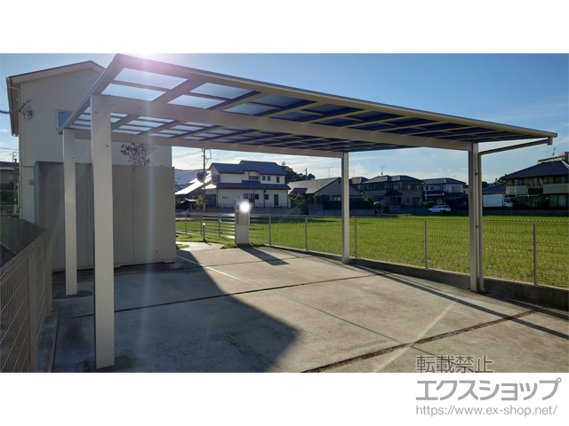 福岡県福岡市ののカーポート エフルージュ ツイン FIRST 積雪〜20cm対応 施工例