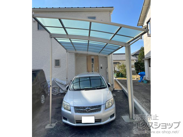 長野県松本市ののカーポート アリュースZ 積雪〜25cm対応 施工例