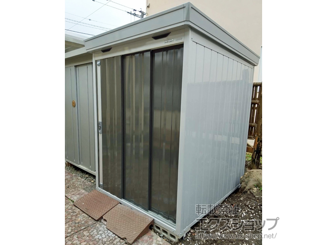 北海道帯広市のの物置・屋外倉庫 FORTA 多雪型 1530×1790×2085 FS-1518S-EB 施工例