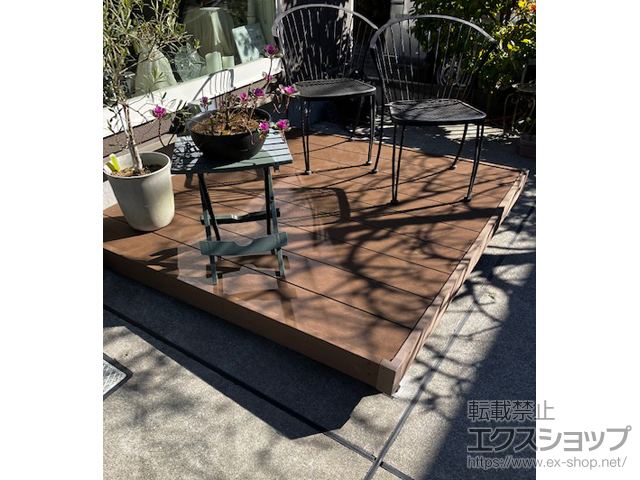 神奈川県鎌倉市ののウッドデッキ マージウッドデッキ 施工例
